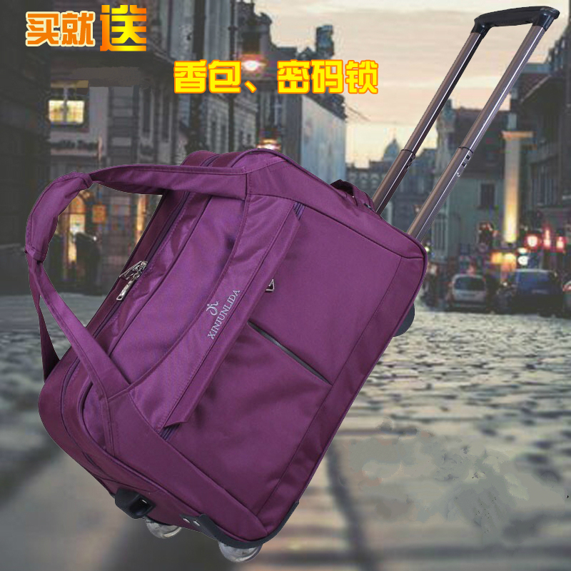 Fashion Men And Women Travel Bag Drawable pack Folding Oxford Cloth Carry-on Luggage Bag boarding Rover luggage Waterproof