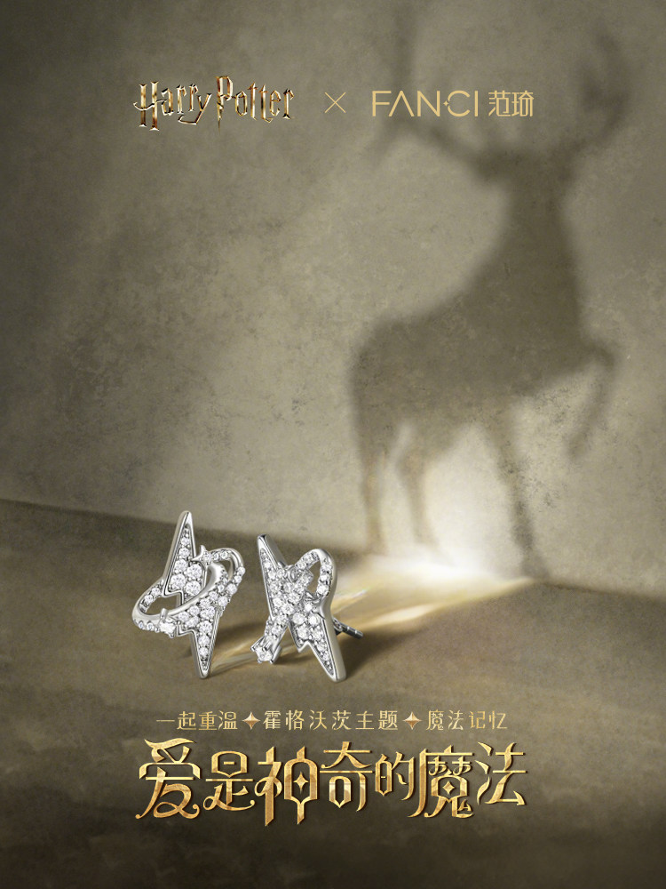 [Worldwide Release] Fanci Fan Qi × Harry Potter Collaboration Series Guardian Seal Earrings Gift for Girls