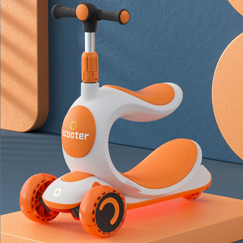 Scooter Boys Girls Princess Three-in-one Rideable Skid Baby Kids 1-3-6-12 Years Old Car