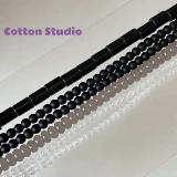 Хлопок [mo yu chuzhu] Liuli Crystal Glass Bead Bead Diy круглые трубки ожерелье.