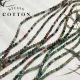 Агатовая натуральная вода, украшение-шарик, браслет, аксессуары, 4мм, Индия, «сделай сам»