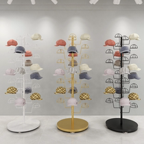 New cap Showtime stall Wig Shelf Clothing shop Hanging Hat Rack Floor Mother & Sun Cap Containing Multilayer