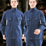 Демисезонная униформа медсестры, хлопковый износостойкий джинсовый комбинезон, увеличенная толщина, защита от ожогов