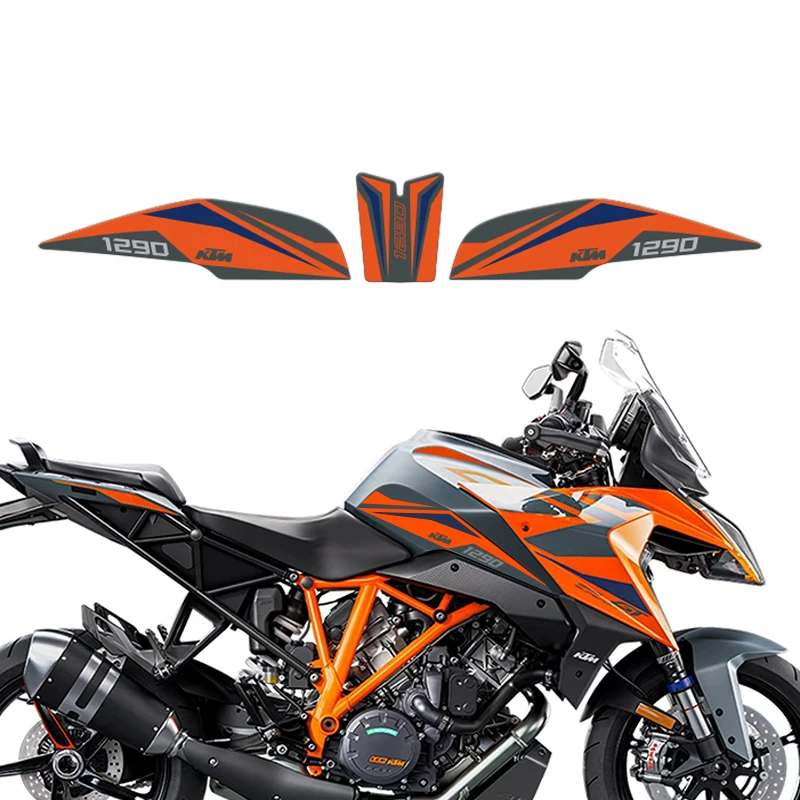 Подходит для KTM 1290GT модифицированная наклейка на топливный бак рыба-кость Sticker цвет декоративная рисунок печать