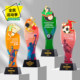 New Crystal Trophy, High-End and Stylish, Creative Sports Competition Trophy for Football, Basketball, Volleyball, Table Tennis, and Badminton