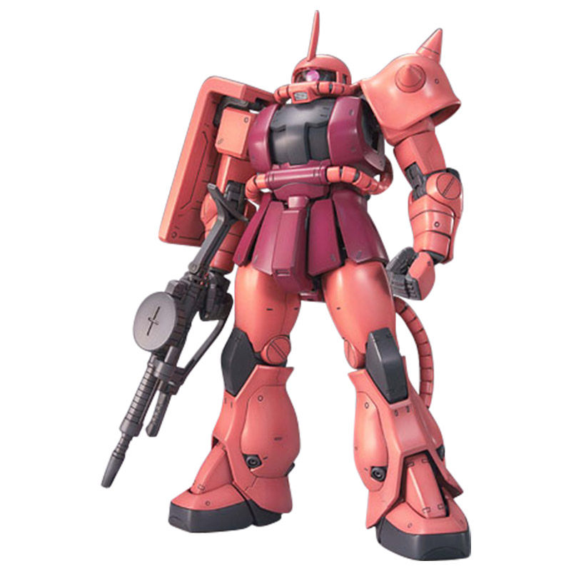 万代拼装模型高达MG 1/100 红彗星夏亚专用红渣古 VER.2.0红扎古!为爱发电就这波_高达模型专区_淘宝游戏网