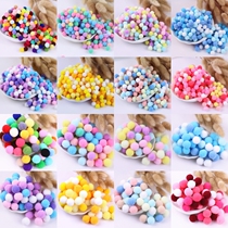 15mm color high-elastic hair ball pom-pom hair ball diy jewelry accessories handmade hairpin material mobile phone shell decoration