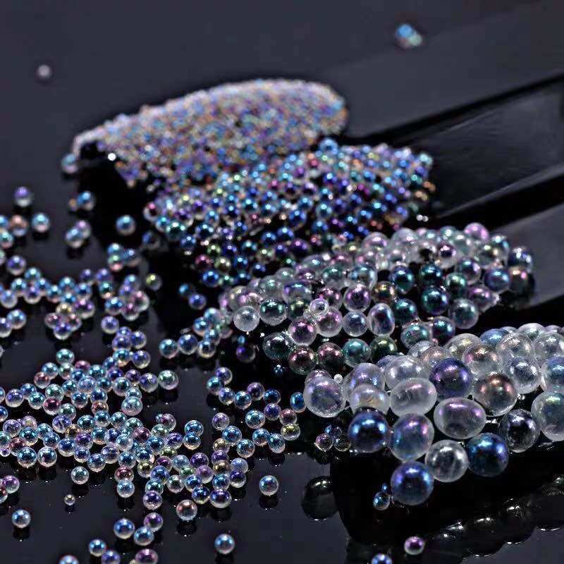 DIY crystal drop glue magic color water bubble beads UV glue filler enclosure non-porous small beads imitation water bubble bubble beads