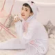 Mùa thu và mùa đông dày flannel phim hoạt hình động vật đồ ngủ một mảnh nam và nữ dễ thương cặp vợ chồng san hô