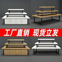 Supermarket Zhongdao cabinet display stand display stand mother and baby pile head clothing store shoe store promotion table commercial Zhongdao cabinet booth