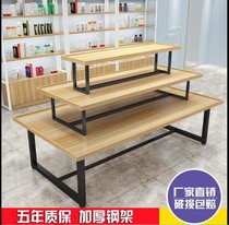 Floor milk powder shop cake shopping mall red wine island cabinet display cabinet wine jelly mother and baby promotion table skin care products commercial cabinet