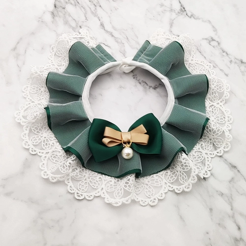 Зеленый наряд маленькой принцессы, слюнявчик, шарф, украшение для ногтей, аксессуар