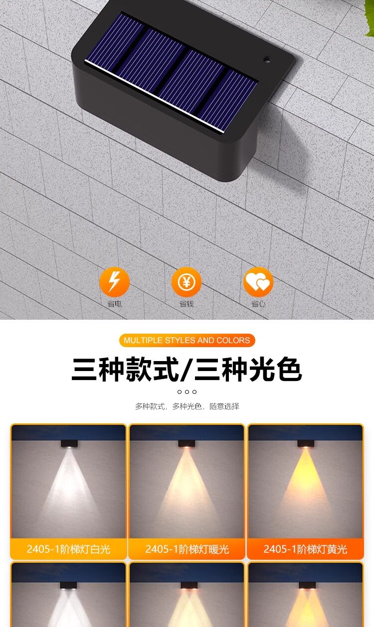 Стены стиральная света 太阳能户外围墙灯家用照明路灯阳台氛围洗墙射灯花园布置庭院壁灯 Other home