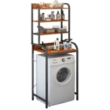 Компания в ванной комнате приземляется на стену туалетной ванной туалет, на полке ручного бассейна, стиральная машина для хранения туалетов