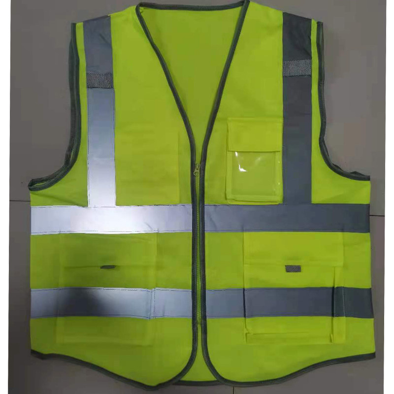 Reflective vest safety vest engineering construction reflective clothing rescue protective reflective clothing can be hung walkie-talkie printing