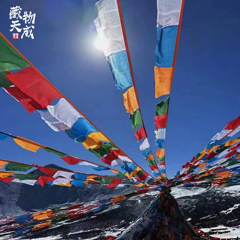 西藏旅行必备：五色经幡，藏族旌旗的魅力揭秘！🌈-其他-淘宝好物网
