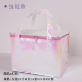 Сумка для торта на день рождения для вынос. Выделенная посылка в холодильнике с алюминиевой фольгой интенсивная рука для защиты пакета со консервацией холодного сохранения