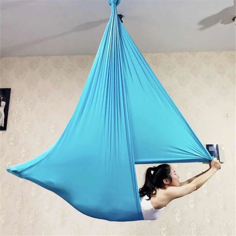 Аксессуары для йоги 加厚布2.8x5米反重力空中瑜伽吊床yoga swing弹力吊床aerial yoga OTHER