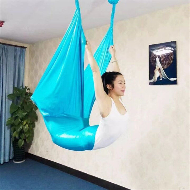 Аксессуары для йоги 加厚布2.8x5米反重力空中瑜伽吊床yoga swing弹力吊床aerial yoga OTHER