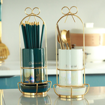 Chopstick Cage Home Upmarket New Home Combo 2021 High Face Value Chopstick Cylinder Chopsticks Shelf Flat Release