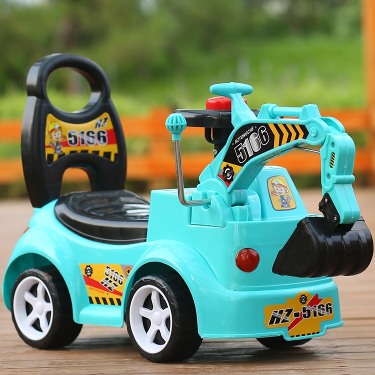Trolley children can sit in a child's car slack car four-wheeled universal wheel baby twisting car new baby swing