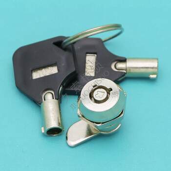 Ms102 small plum blossom pin lock electric box communication mailbox tool box attendance machine small cylindrical tongue lock