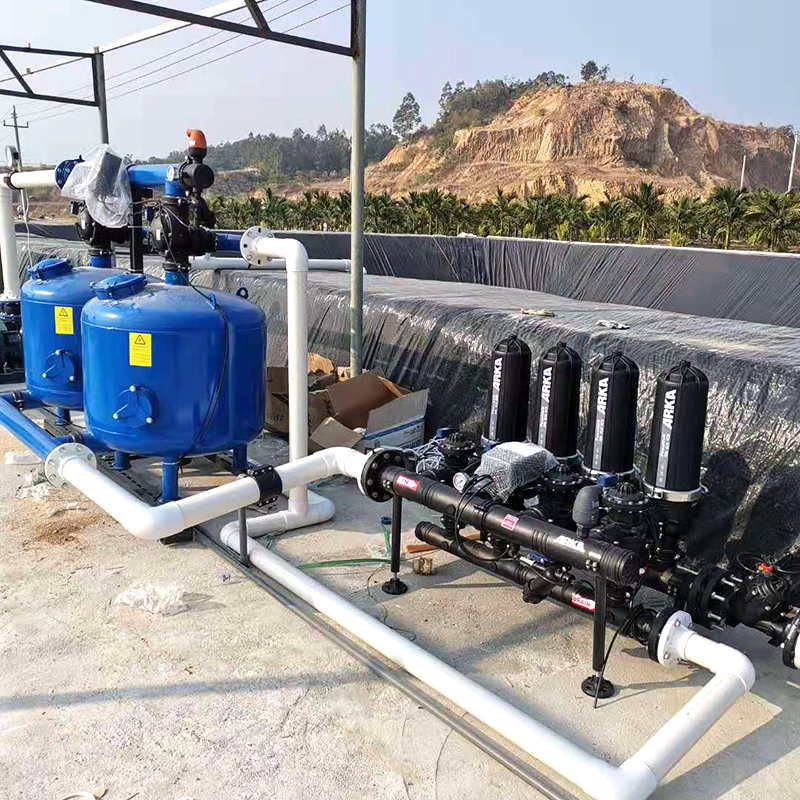 Agricultural irrigation filter drip irrigation full set of equipment stainless steel pipe pe anti-corrosion anti-rust automatic disc filter