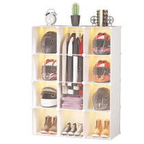 Helmet storage rack motorcycle hat storage cabinet household storage box motorcycle clothes hook floor-standing coat rack