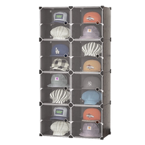 Hat rack storage cabinet multi-functional baby storage rack for hats socks and scarves home organizing artifact