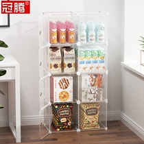 Zero Food Cabinet Home Living Room Net Red Containing Cabinet Light Lavish Creativity Dormitory Office Snacks Shelf Storage Box