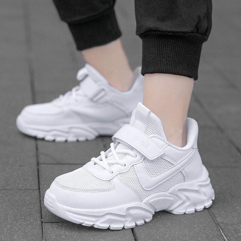 Small Cute Children Shoes Fall Net Face New Children Leisure Outdoor Sports Breathable Running Shoes Teen Campus Trendy Shoes