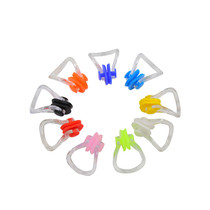 Swimming supplies swimming nose clip set professional anti-choking equipment for adults and children silicone respirator nose clip accessories