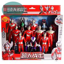 Genuine Altmansello toy set gift box full set of monster combination superhuman family doll children gift