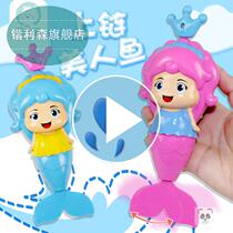 Children taking a bath swimming Little Turtle boys and girls bathing water toys baby baby children little yellow duck toys