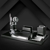 Настольный календарь, декор для офиса, современный деревянный высококлассный держатель для ручек, 2024 года