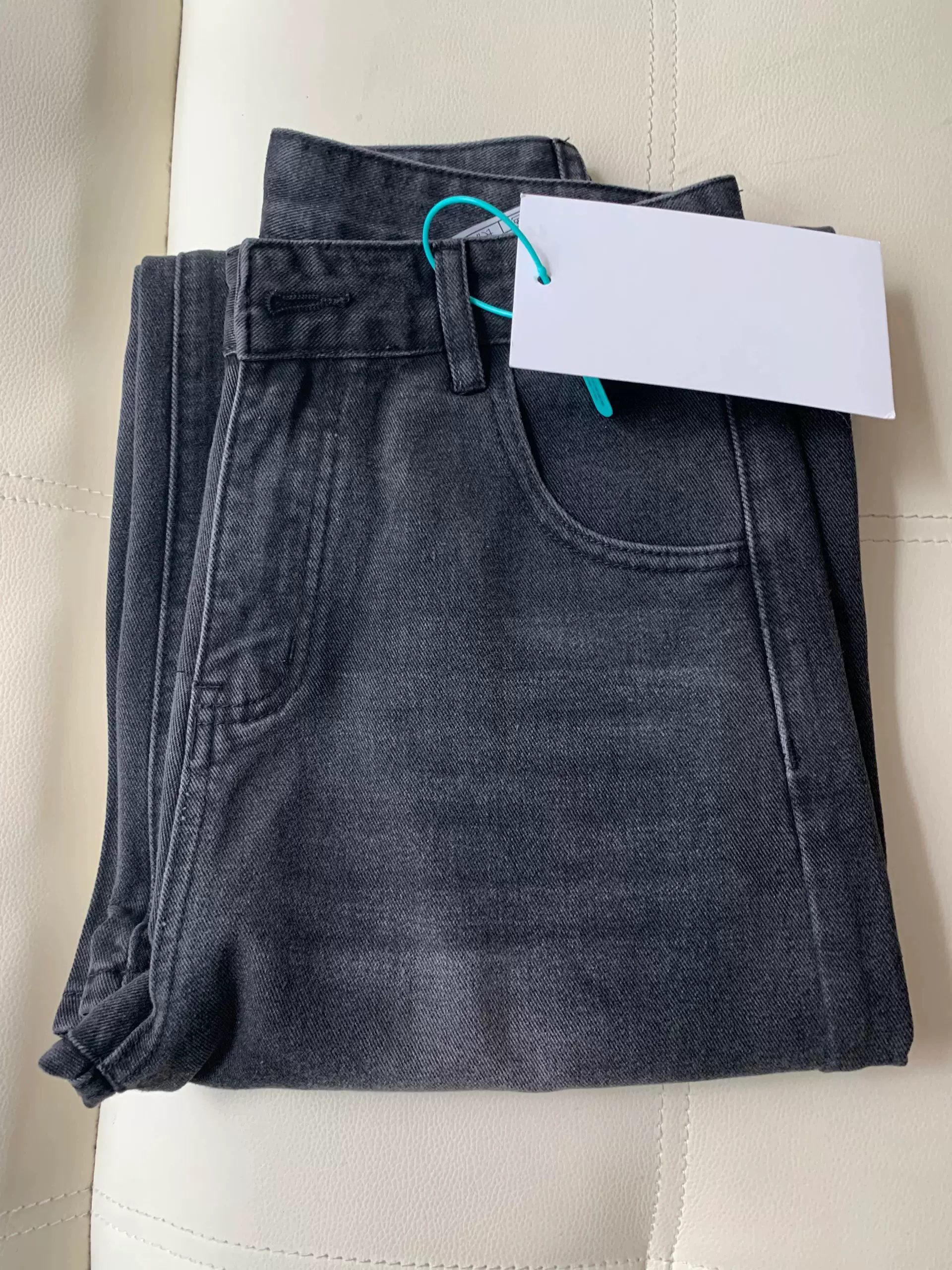 Джинсы цвета, демисезонные брюки, ляжки, высокий пояс, oversize, свободный крой