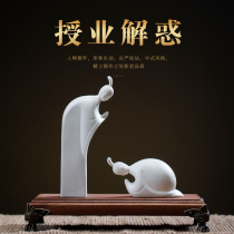 New Chinese Zen style small ornaments creative character study high-end gifts for teachers practical teaching and solving doubts