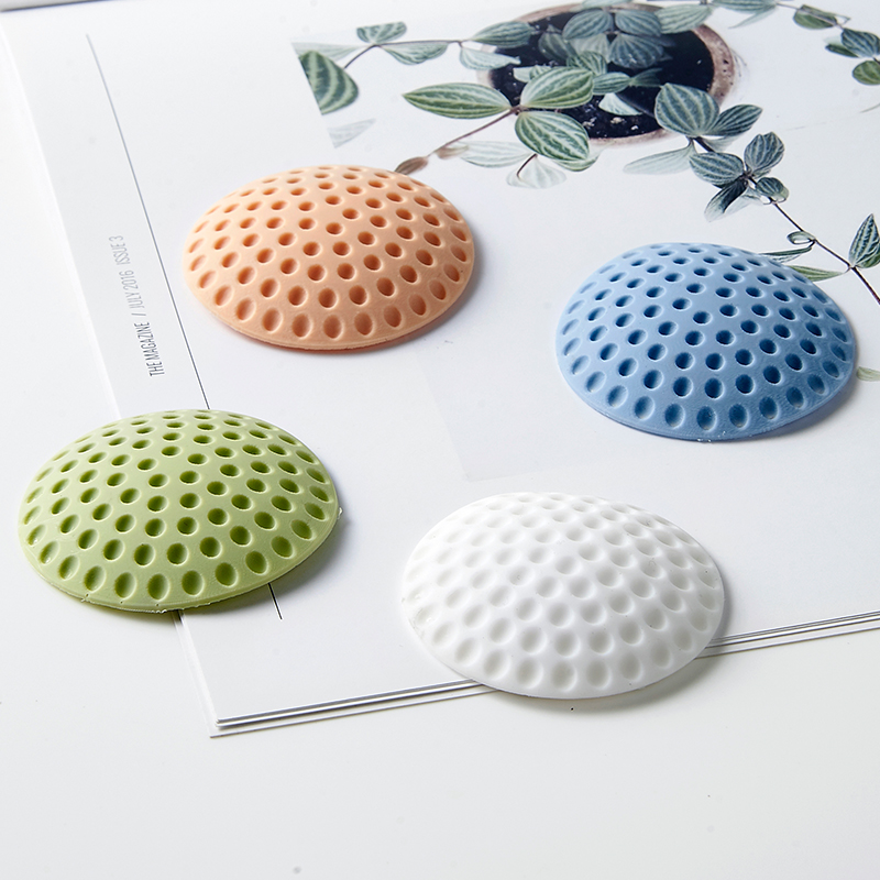 Door rear door handle Anti-collision cushion Silicone Sucker Type Home Silent Refrigerator Door Lock Toilet Wall Wall