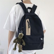 Special cabinet 2022 new minimalist bag men college students fashion trends canvas double shoulder bag casual backpacks women
