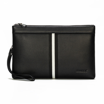 Special Cabinet 2022 Cards Mens Bag Soft Leather Handbag Male Envelope Large Capacity Casual Leather Nameplate Mens Hand Grab Bag