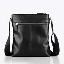 2022 new mens soil bag vertical shoulder bag genuine leather casual soft leather top layer cow leather mens Messenger bag mens bag