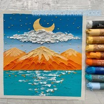 Oil Painting Stick Birthday Gift Oil Painting Stick Painting Diy Creative Ploy Tool Suit Frame Mounted Soft Nonstick Hand