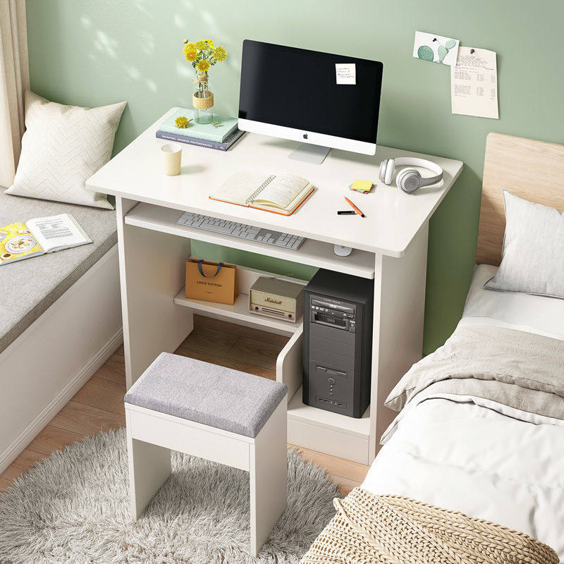 Table girls Home Bedrooms Ins small minimalist narrow desk chair One set of floor single small family Mini