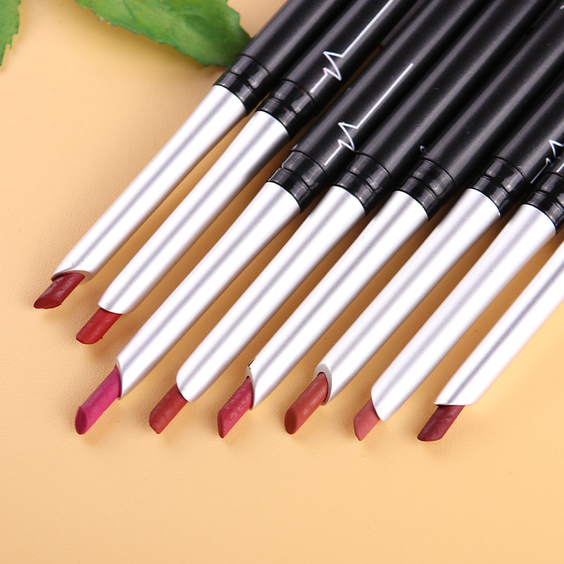Automatic lip liner waterproof long-lasting women's hook line non-stick cup beginner bean paste color nude color big-name lipstick