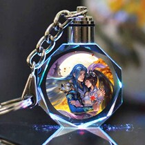Douluo mainland keychain pendant Tang San Xiaowu Zhu Zhuqing schoolbag pendant crystal pendant chain jewelry gift