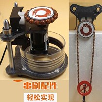 Fully automatic Buddha pearl polishing machine Electric disc beading walnut Venetian brushed machine Shenzer brushed diamond Bodhi brush disc beads