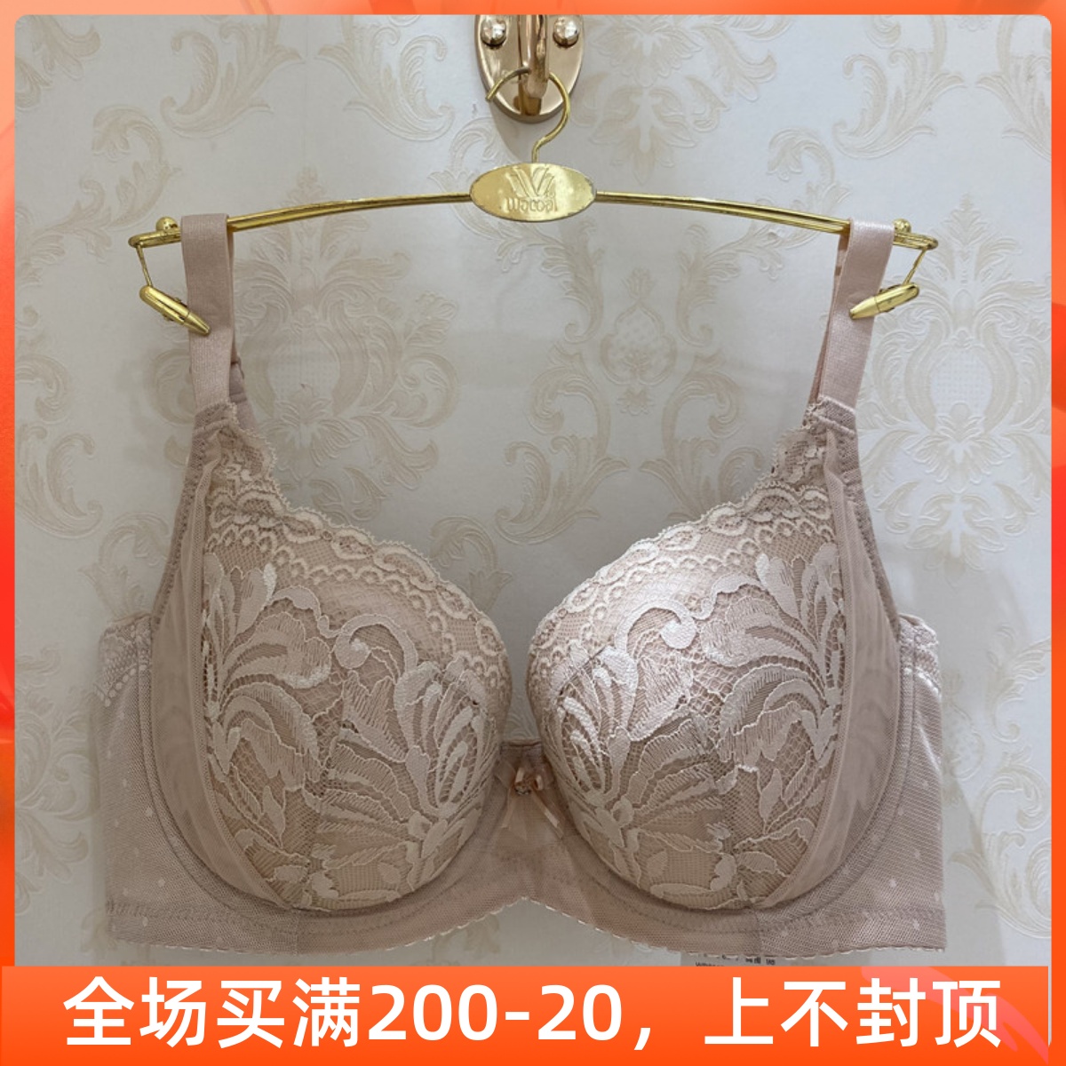 Wacoal WB8617 Classic Big Breast Show Small Full Cup Thin Cup Inclusive Comfort Bra 459
