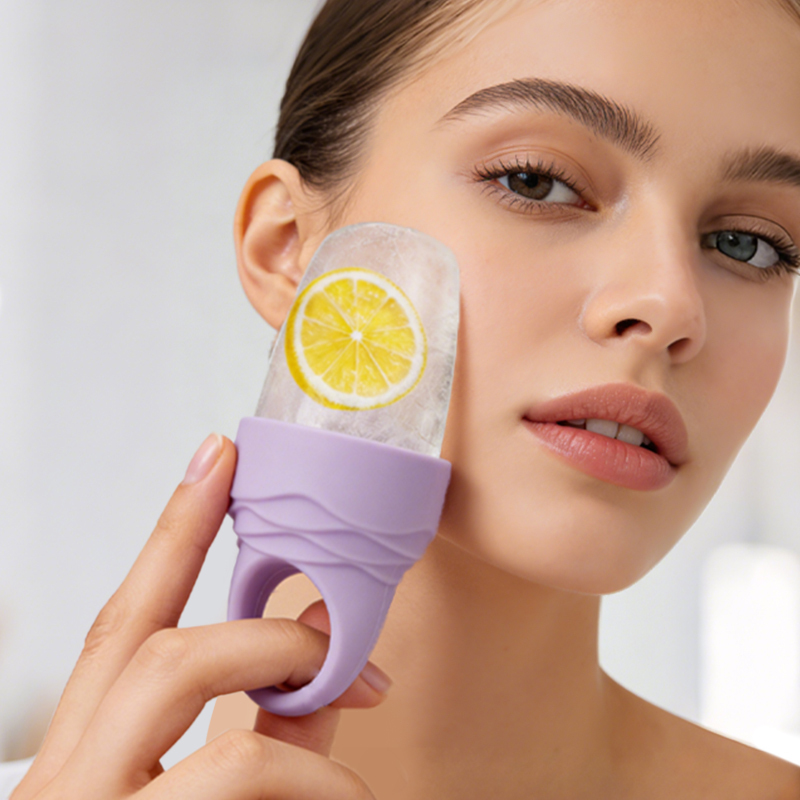 Ailiyo Food-Grade Rose Ring Ice Mold for Reducing Swelling, Relieving Pain, Cooling, Multifunctional Portable Beauty Device