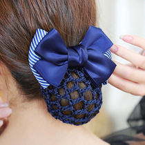 Hairpin Bow Tie Hair Accessories Nurse Hair Clip Floral Career Decoration Middle-aged Lady Head Flowers up the net pockets Zum hair