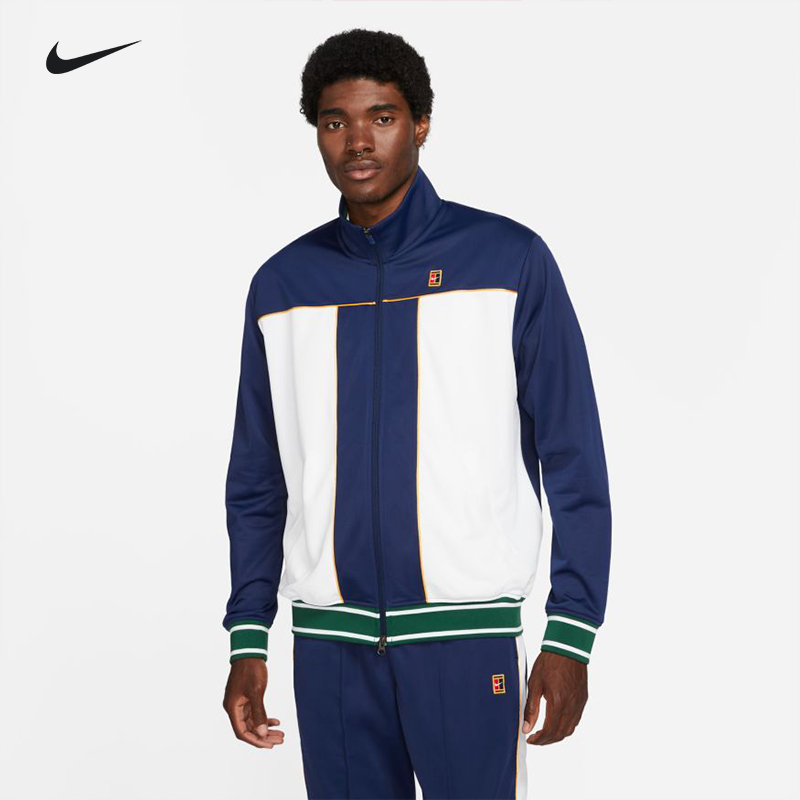 NIKE Nike Tennis Suit Men's New Beauty Net Sports Jacket Double Pull-Windproof Jacket Blouse DC2566
